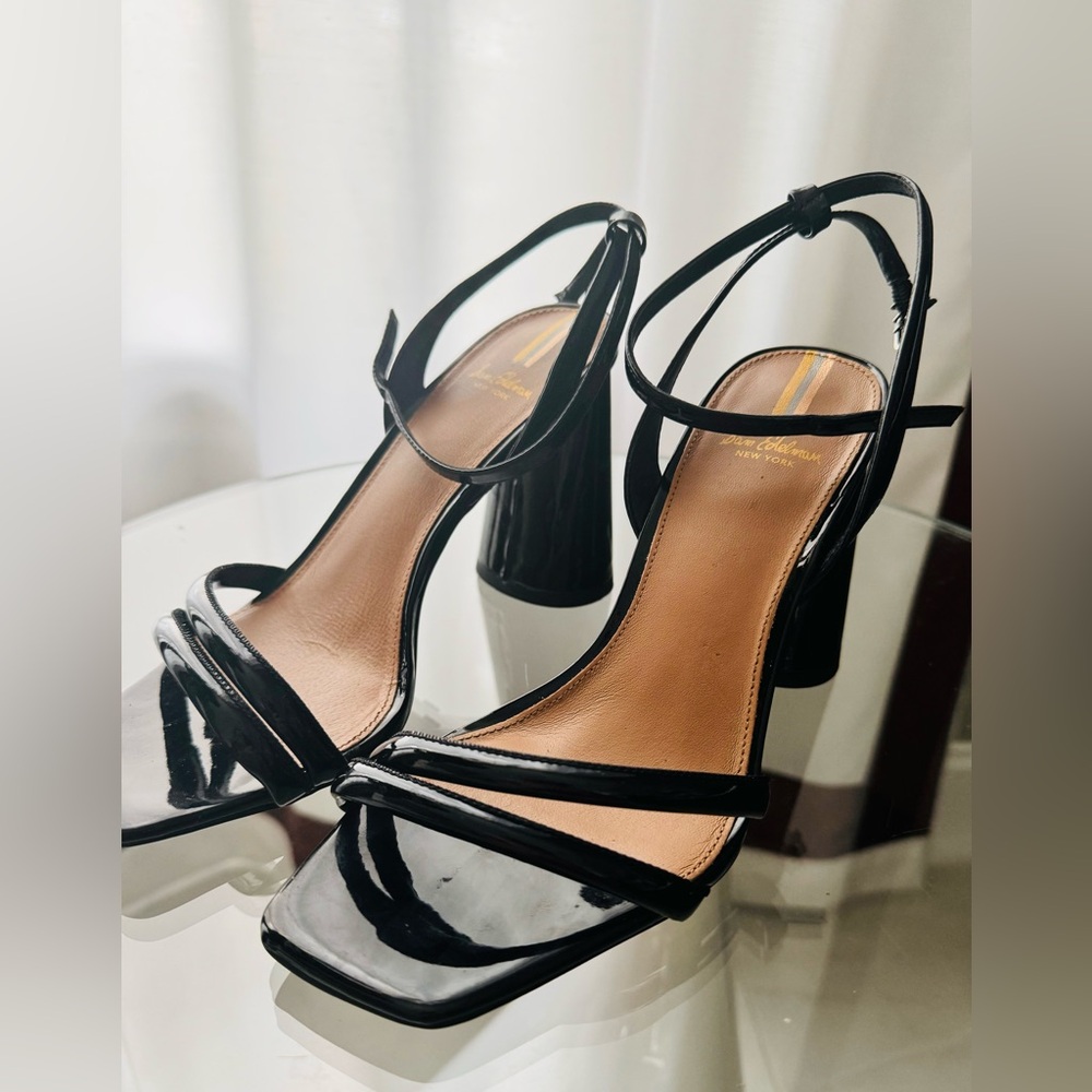 Sam Edelman black patent sandals size 7